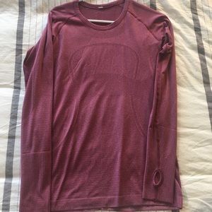 magenta lululemon long sleeve